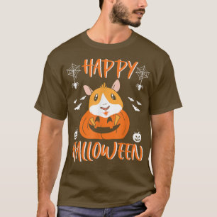 Pet Owner Guinea Pigs Happy Halloween Cute Animal T-Shirt