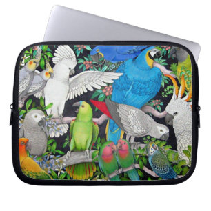 Pet Parrots of the World Electronics Bag