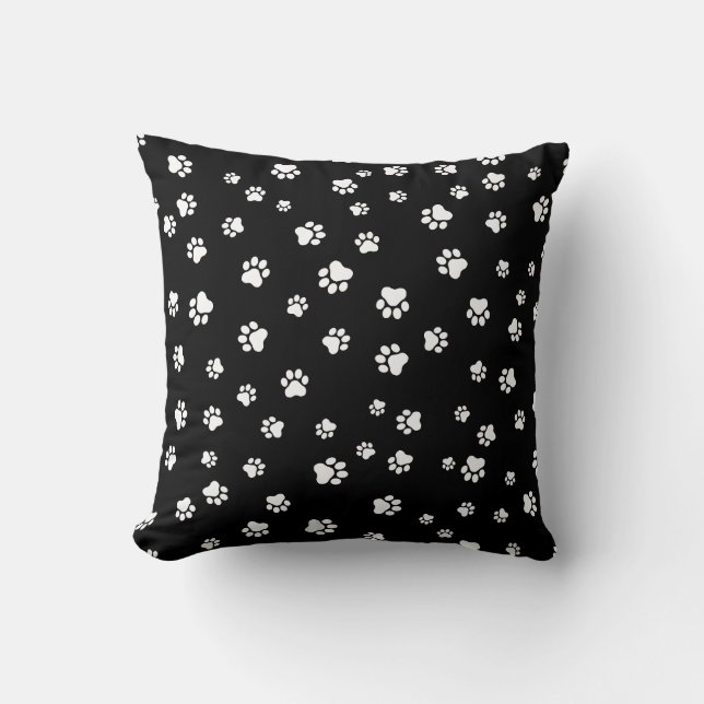 Pet Paw - Car or Dog Seamless Pattern Cushion (Front)