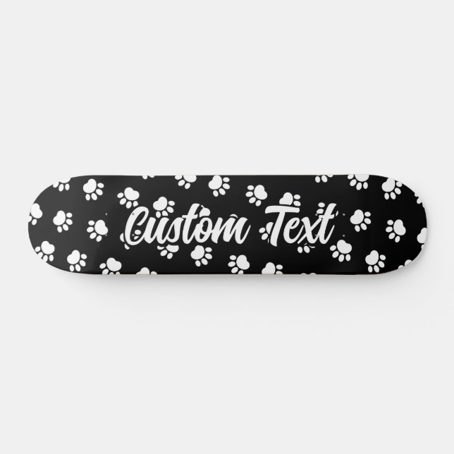 Pet Paws Pattern Skateboard (Horz)