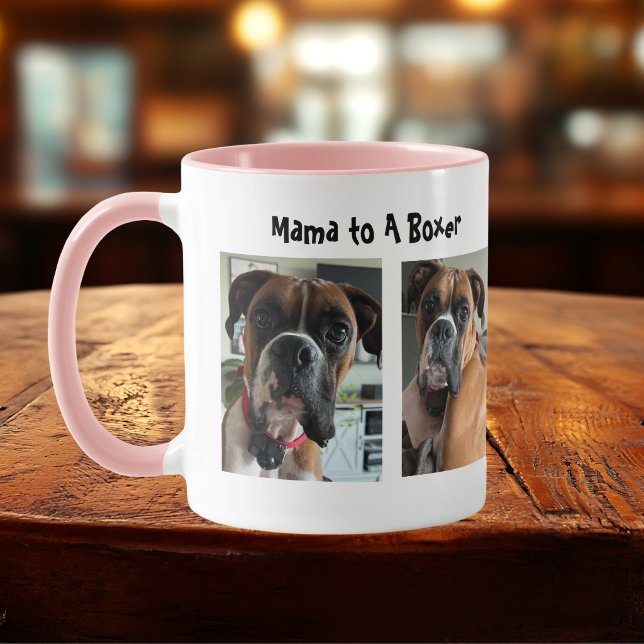 Pet Photo Boxer Mama Personalise Mug (Creator Uploaded)
