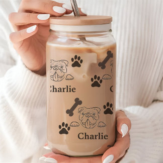Pet Photo Can Glass Cup Personalised Barware