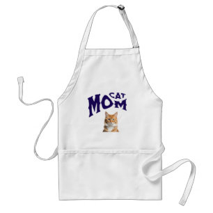 Pet Photo Cat Mum Typography Personalise Standard Apron