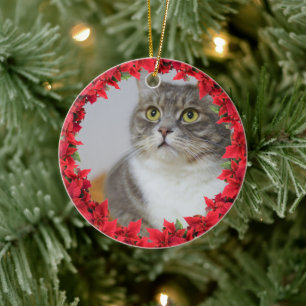 Pet Photo Christmas Ceramic Tree Decoration