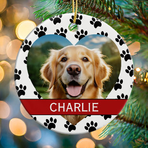 Pet Photo Christmas Ceramic Tree Decoration