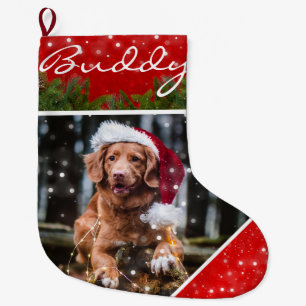 Pet Photo Christmas Personalised Stocking