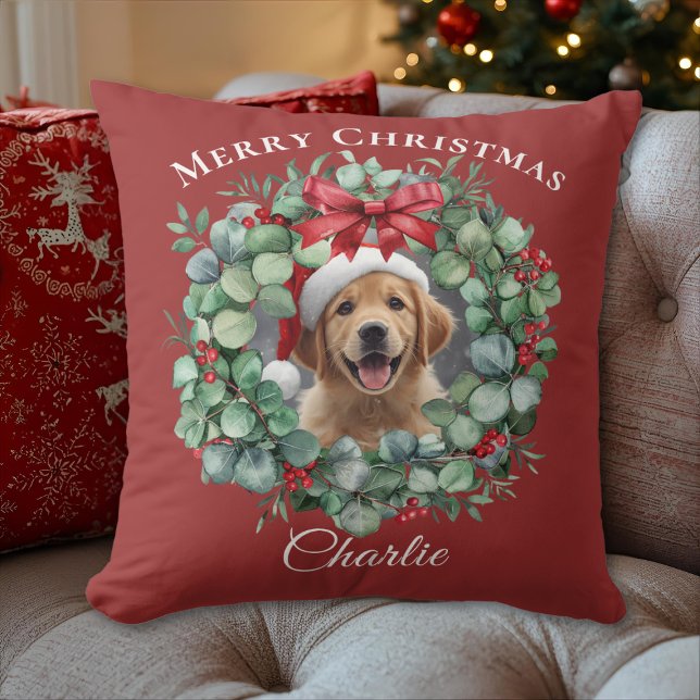 Pet Photo Christmas – Personalized Holiday Gift Cushion (Creator Uploaded)