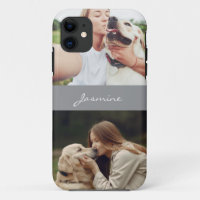Pet Photo Collage Grey