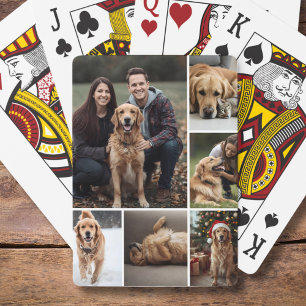 Pet Photo Collage Playing Cards Pet Mum Gift Idea