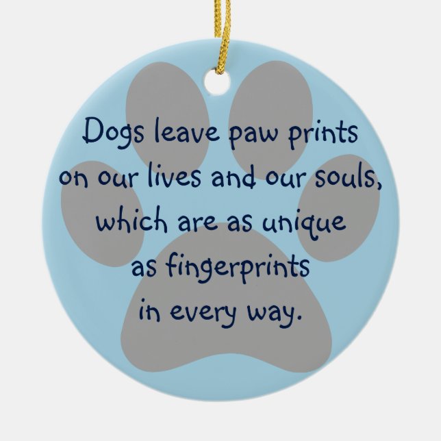 Pet Photo Customised Dog Ornament (Front)