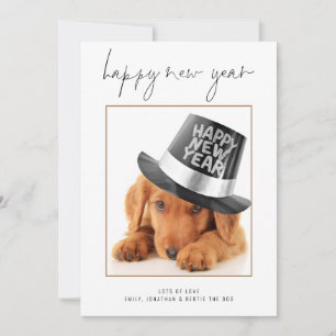 Pet Photo Happy New Year 2025 Calendar Holiday Card