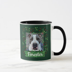 Pet photo holiday gift mug