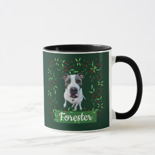 Pet photo holiday gift mug