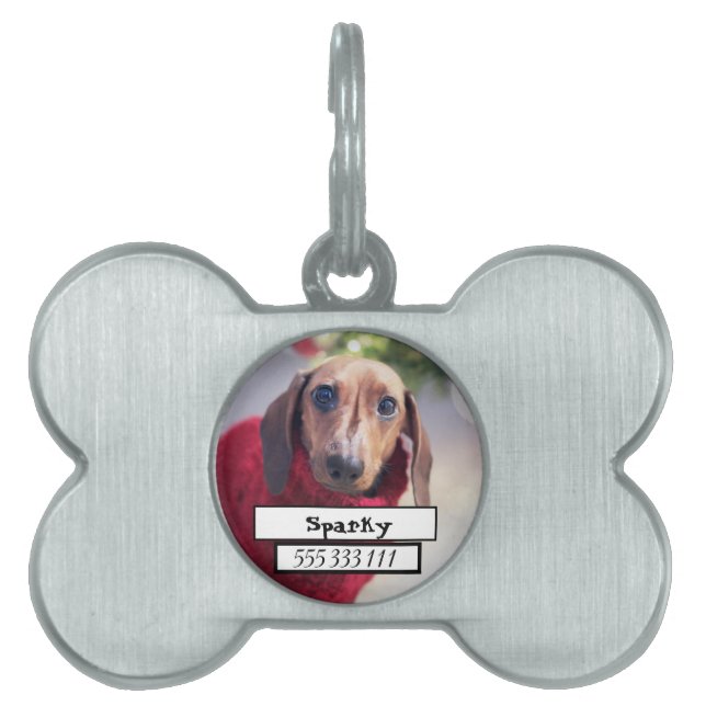 Pet Photo ID Tag (Front)