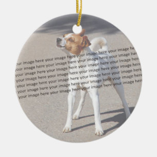  PET Photo ✨ Lovely Custom  Ceramic Tree Decoration