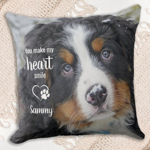 Pet Photo Memorial - Add Your Photo - Dog Photo Cushion