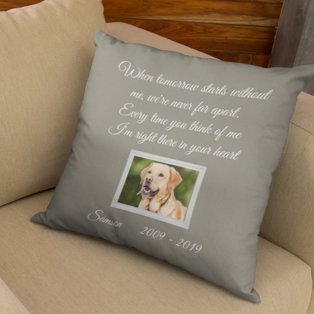 Pet Photo Memorial Customise Dog Cat Photo Cushion (Creator Uploaded)