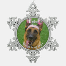 Pet Photo Memorial Ornament