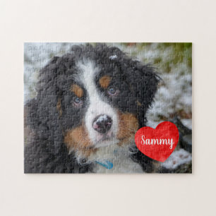 Pet Photo Memorial - Pet Keepsake - Dog Lover Jigsaw Puzzle