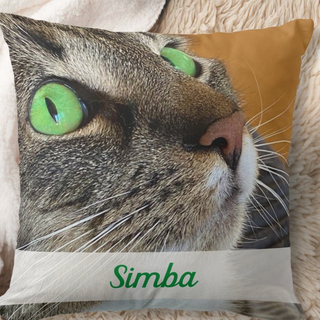 Pet photo Name Pillow (Creator Uploaded)