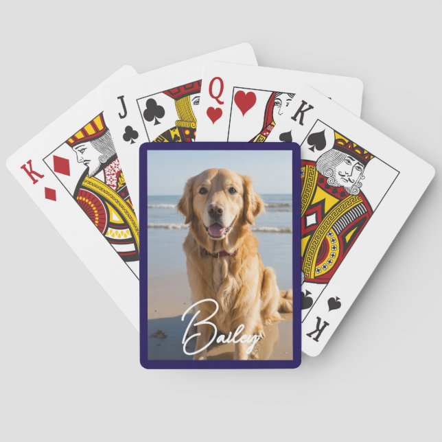 Pet Photo Personalised  Playing Cards (Back)