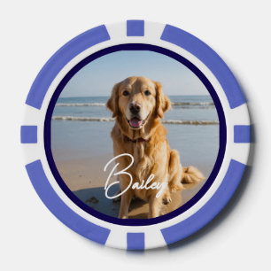 Pet Photo Personalised Poker Chips