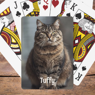 Pet Photo Playing Cards Cat Mom Gift Idea Cat Dad