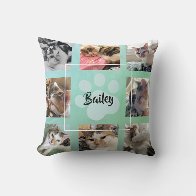 Pet Photo Thow Pillow - Personalisation  (Front)