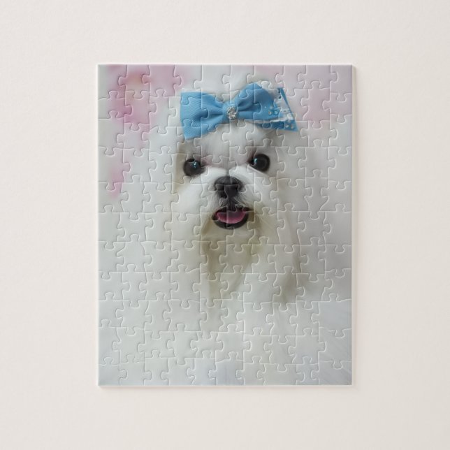 Pet Photo Upload Cute Adorable Dog Puzzle Fun (Vertical)