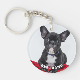 Pet Photo with Name Personalised Key Ring