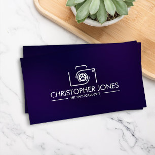 Pet Photographer - Animal Photography Business Card