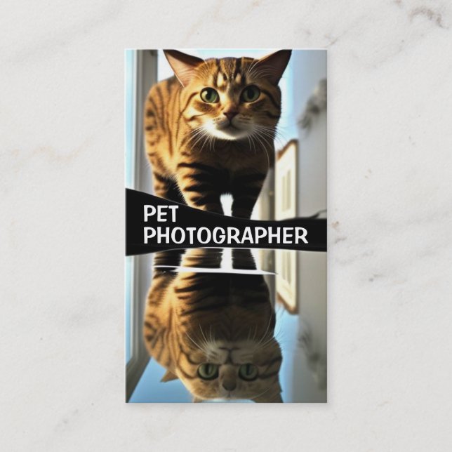 Pet Photographer Business Card (Front)