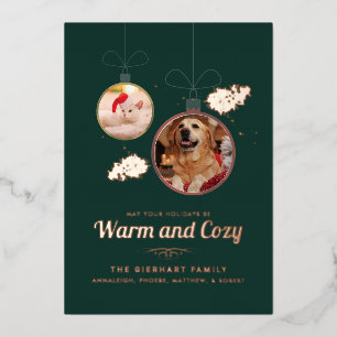 Pet Photos Family Christmas Modern
