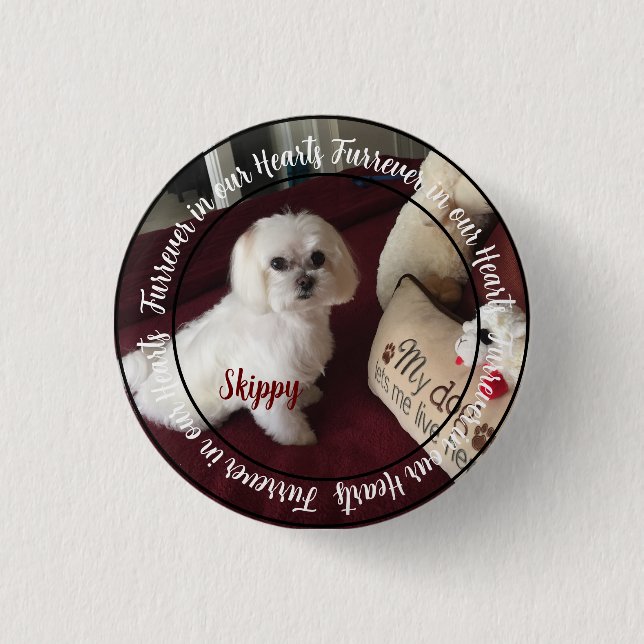 Pet Pin Button (Front)