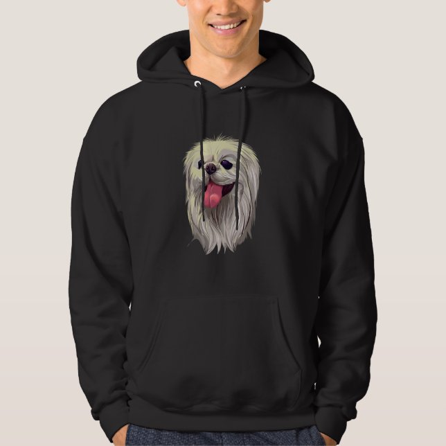 Pet Poodle Cute Hoodie (Front)