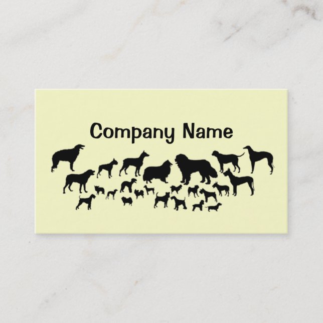 Pet Products & Services Business Card (Front)