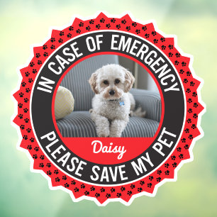 Pet Safety Alert Custom First Responder