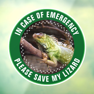 Pet Safety Alert Custom Reptile First Responder