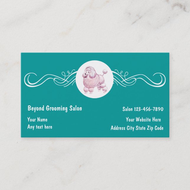 Pet Salon Business Cards (Front)