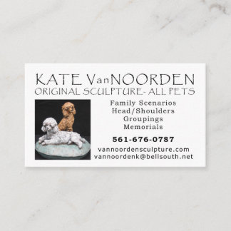 pet sculpt biz card