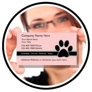 Pet Service Business Cards