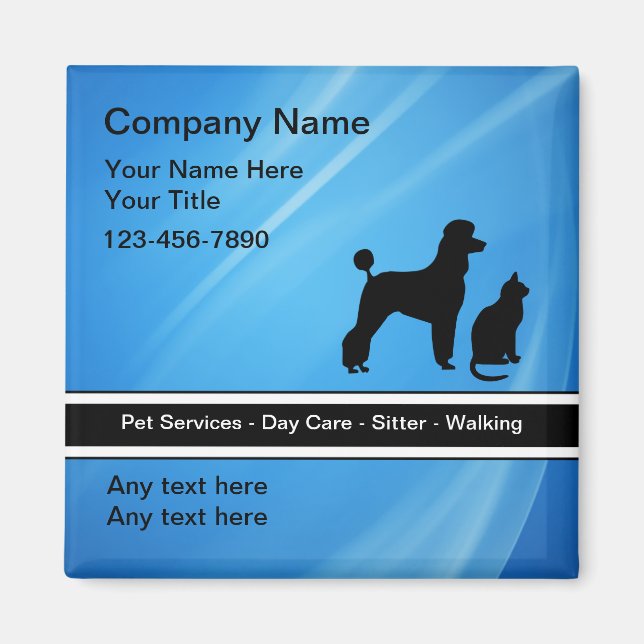 Pet Service Magnets (Front)