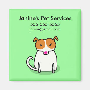 Pet Services Promotional Magnet