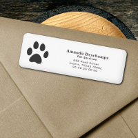 Pet Services Return Address Label