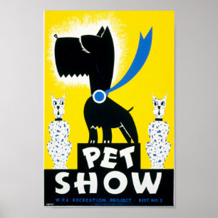 Pet Show Unedited Vintage Photos Old Aesthetic Pic Poster
