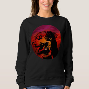 Pet Silhouette  Rottweiler Sweatshirt