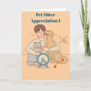 Pet Sitter Appreciation Card