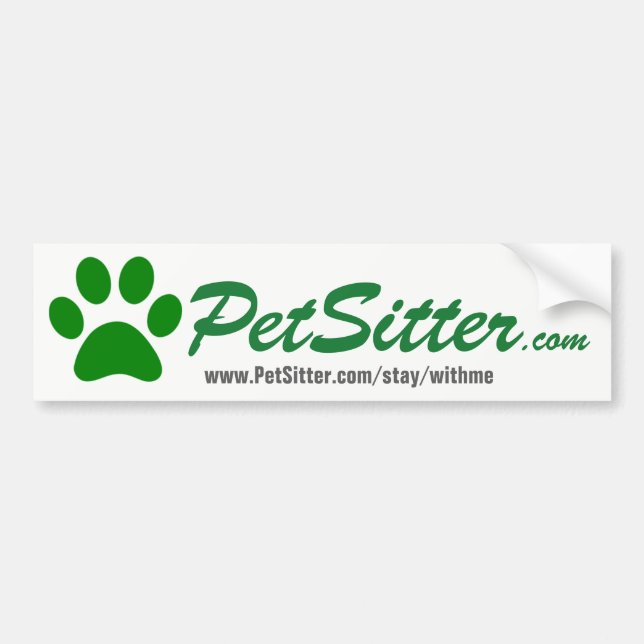 Pet Sitter Bumper Sticker (Front)