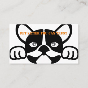 Pet Sitter Business Card