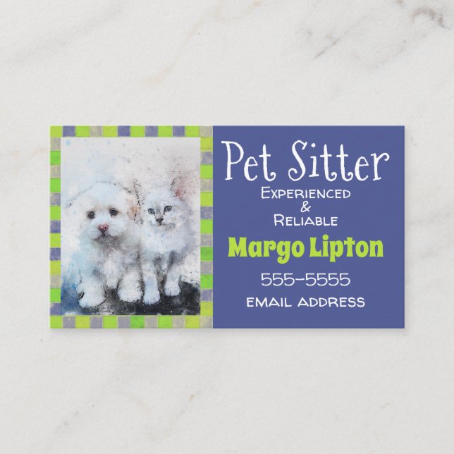 Pet Sitter Business Card (Front)